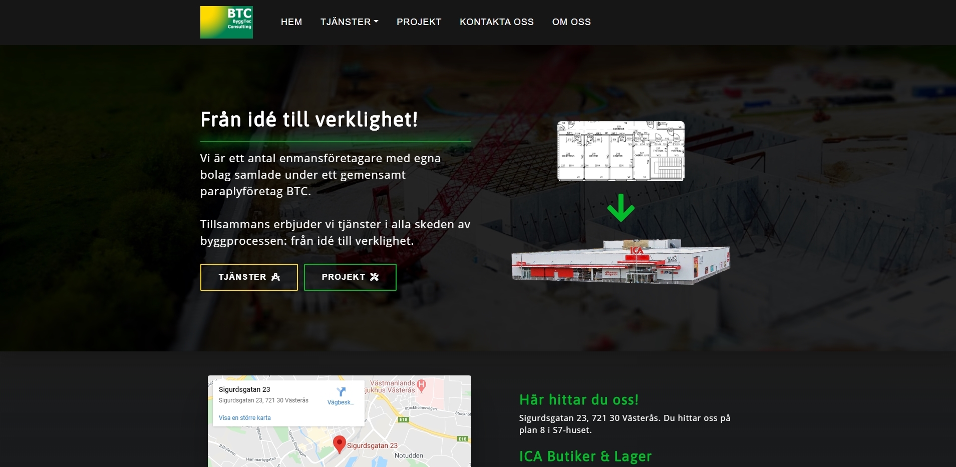 ByggTec Consulting AB Website Preview